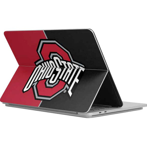 Ohio State University OSU Buckeyes Split Surface Laptop Studio Skin